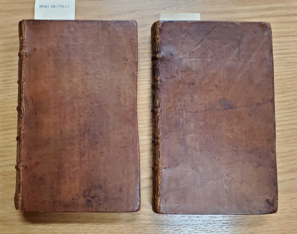 brown leather covers