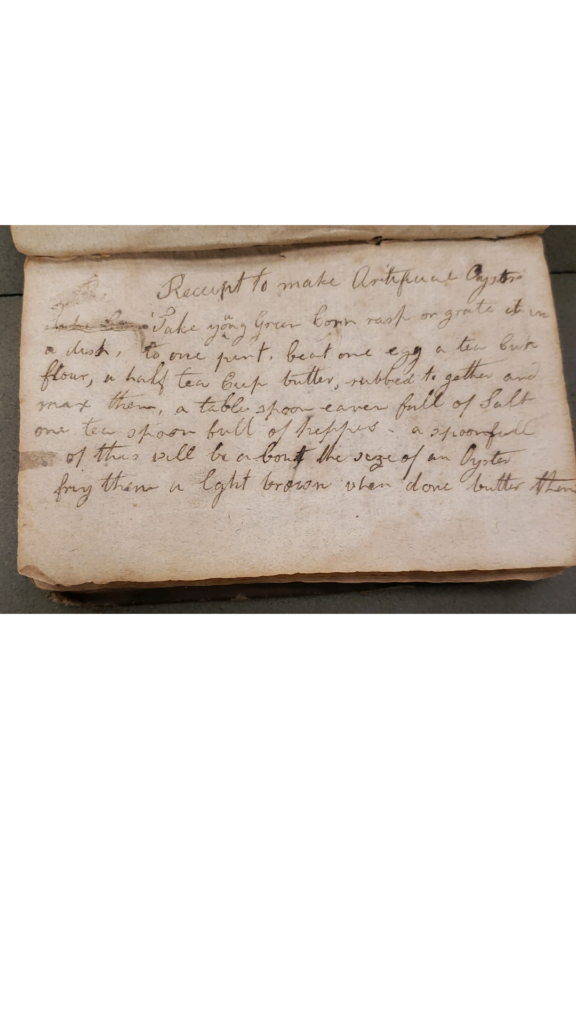 Recipe for Artificial Oyster